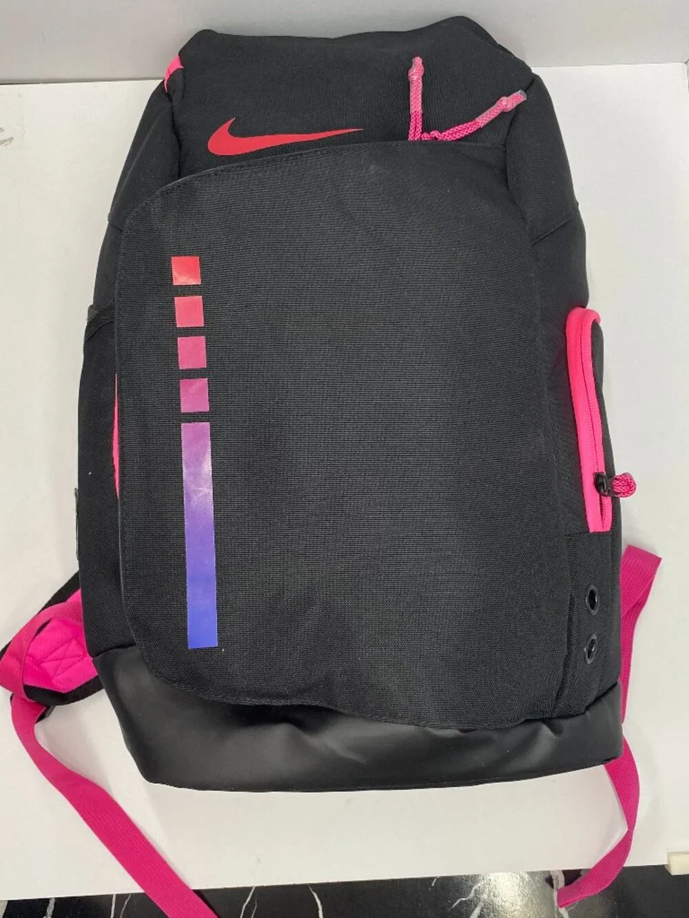Nike Basketball Backpack Air Cushion Backpack（Pink back）